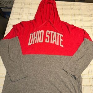 Ohio State Lightweight Hoodie Top ~ Men's Large